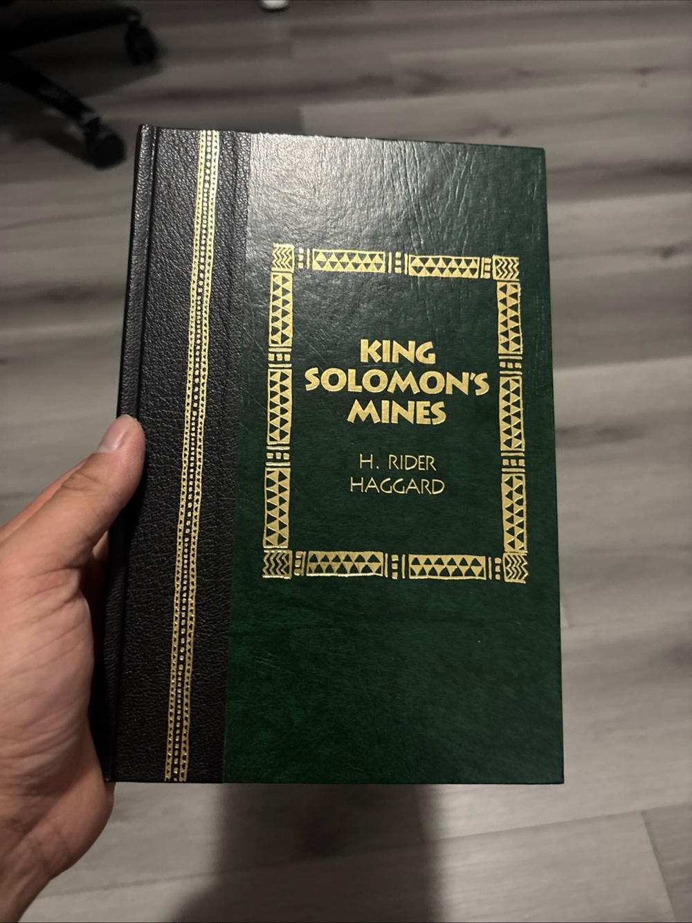 King Solomon's Mines Hardcover Book - Green and Black Cover
